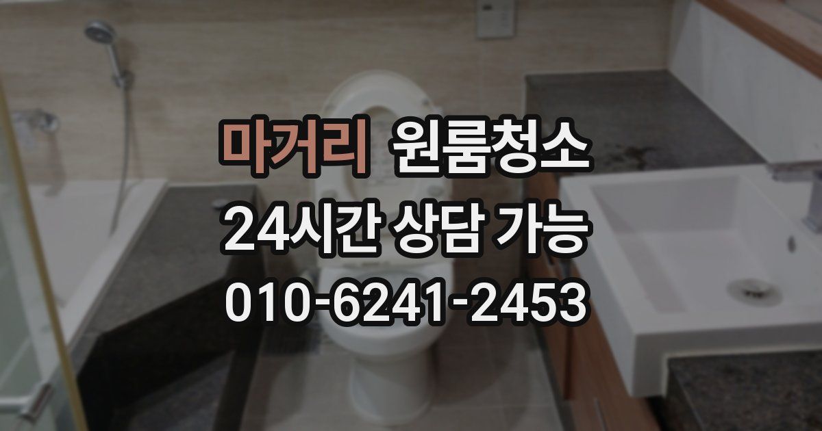 마거리 입주청소