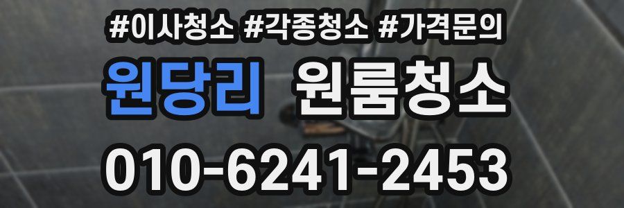 원당리 이사청소