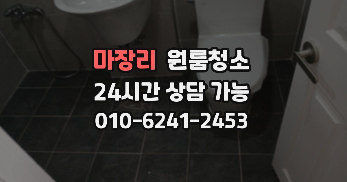 마장리 입주청소