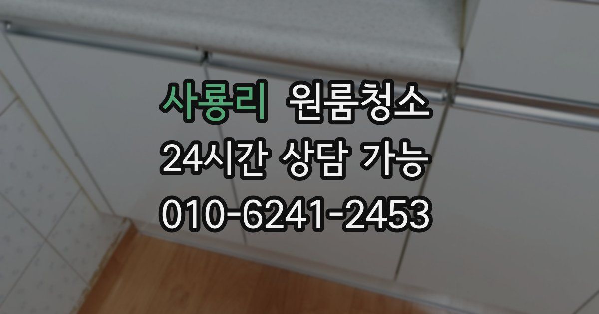 사룡리 입주청소