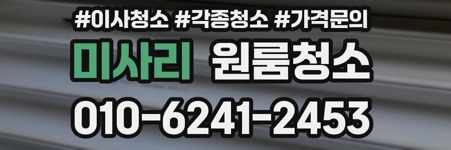 미사리 이사청소