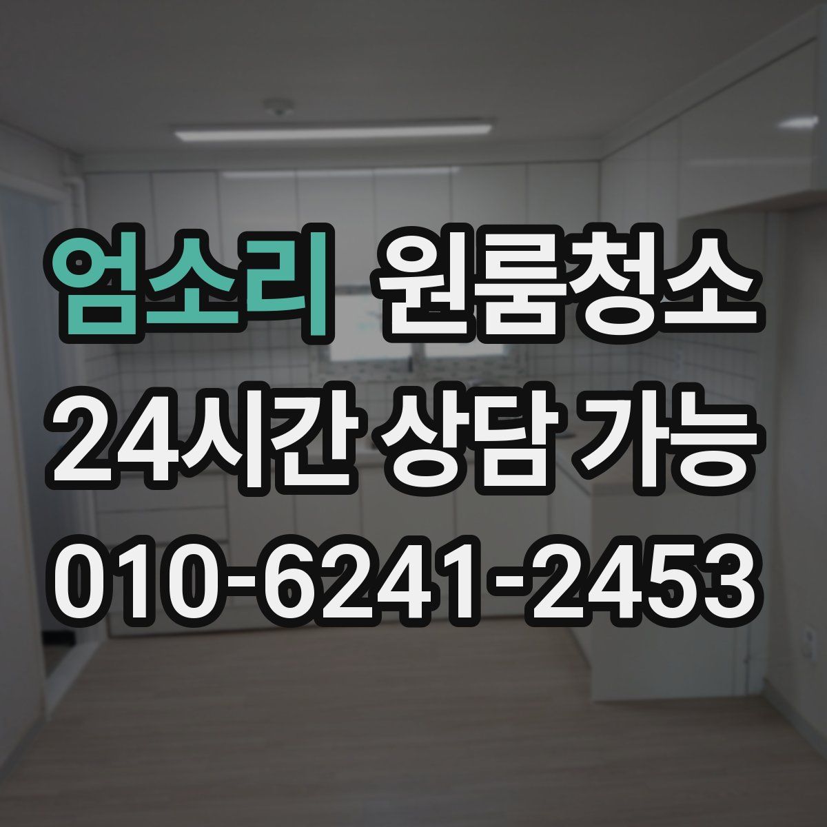 엄소리 원룸청소