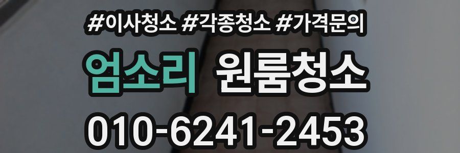 엄소리 이사청소