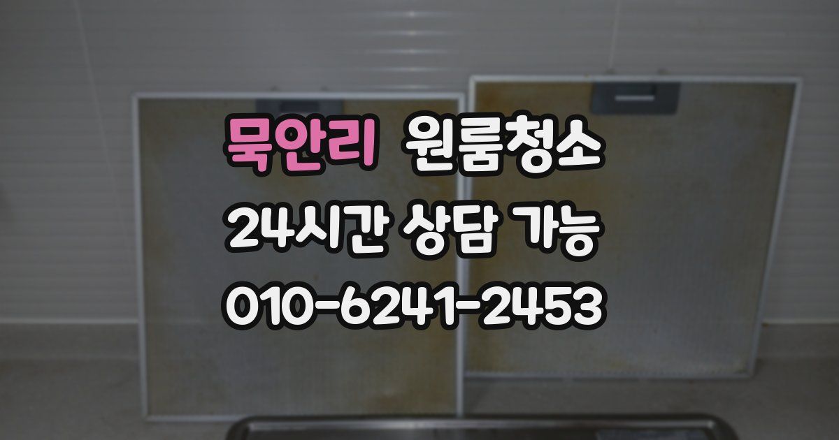 묵안리 입주청소