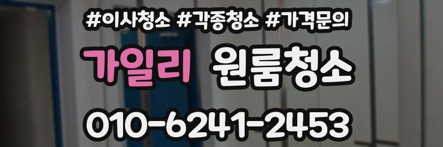 가일리 이사청소