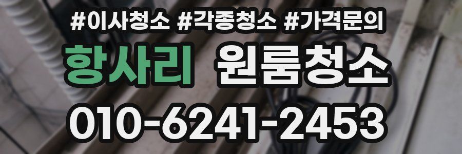 항사리 이사청소