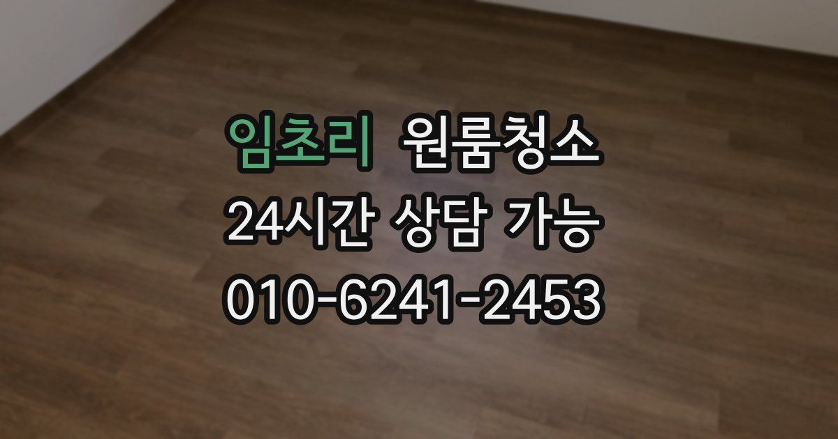 임초리 입주청소