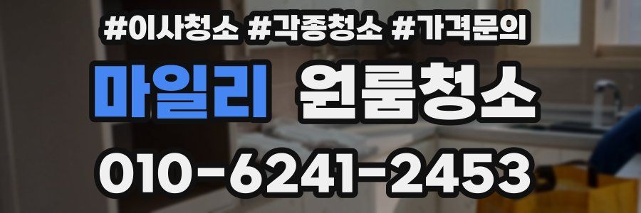 마일리 이사청소