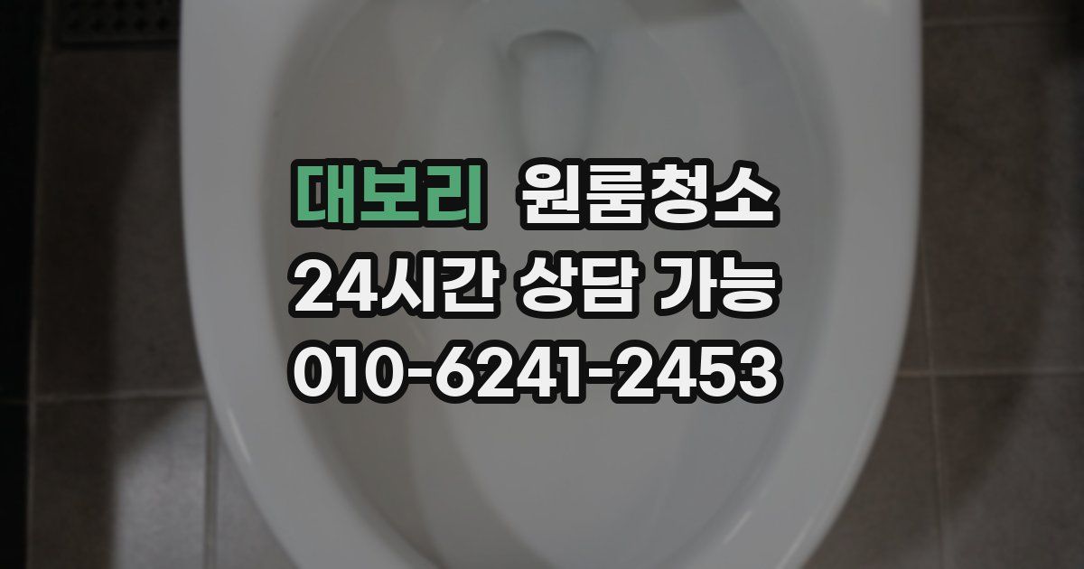 대보리 입주청소