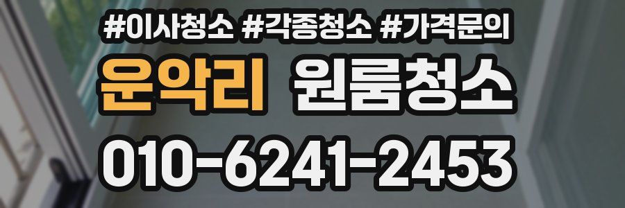 운악리 이사청소