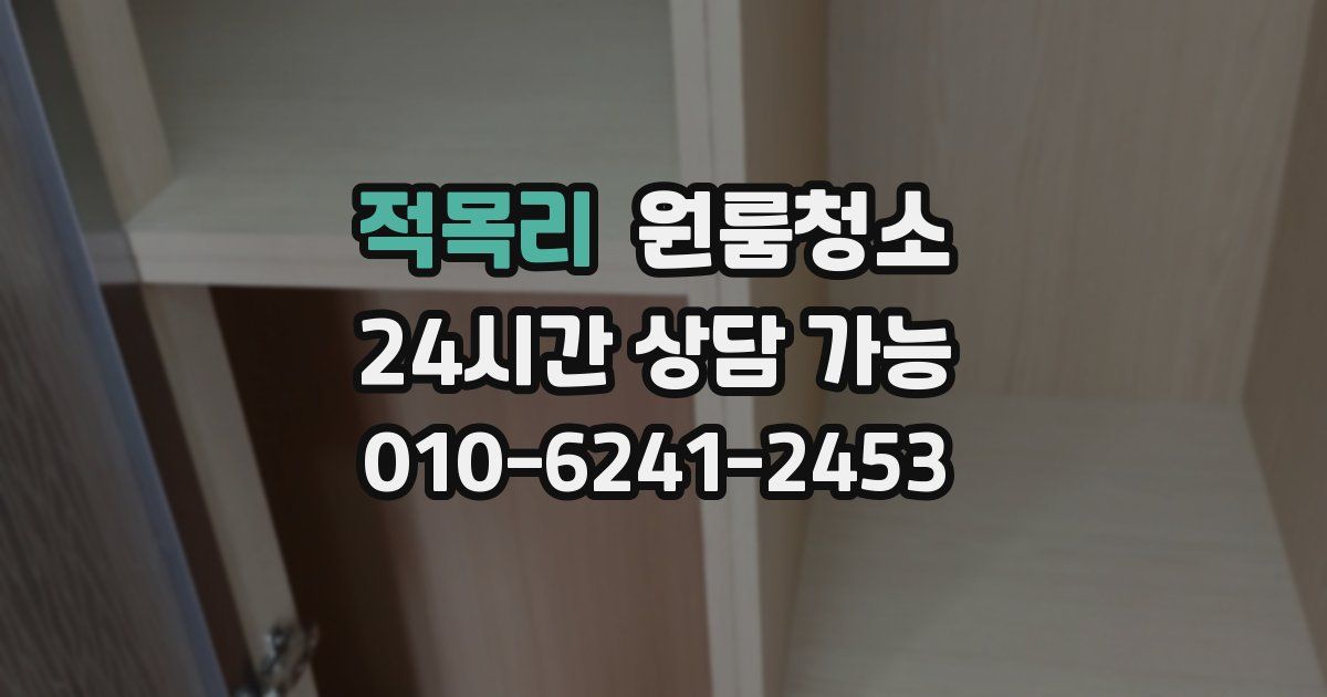 적목리 입주청소