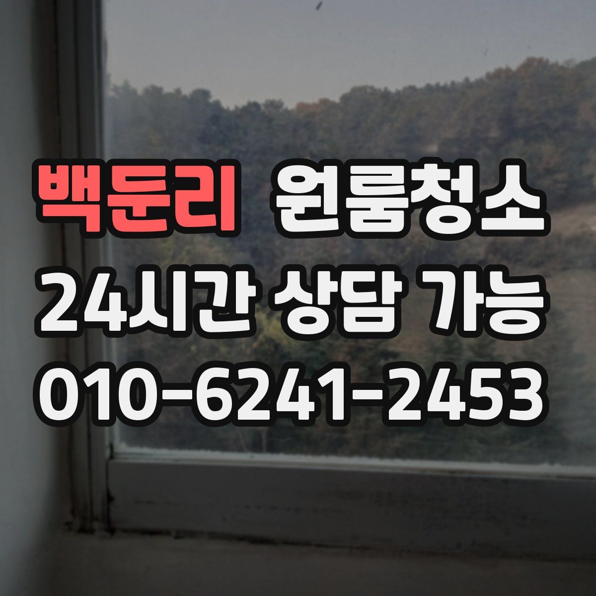 백둔리 원룸청소