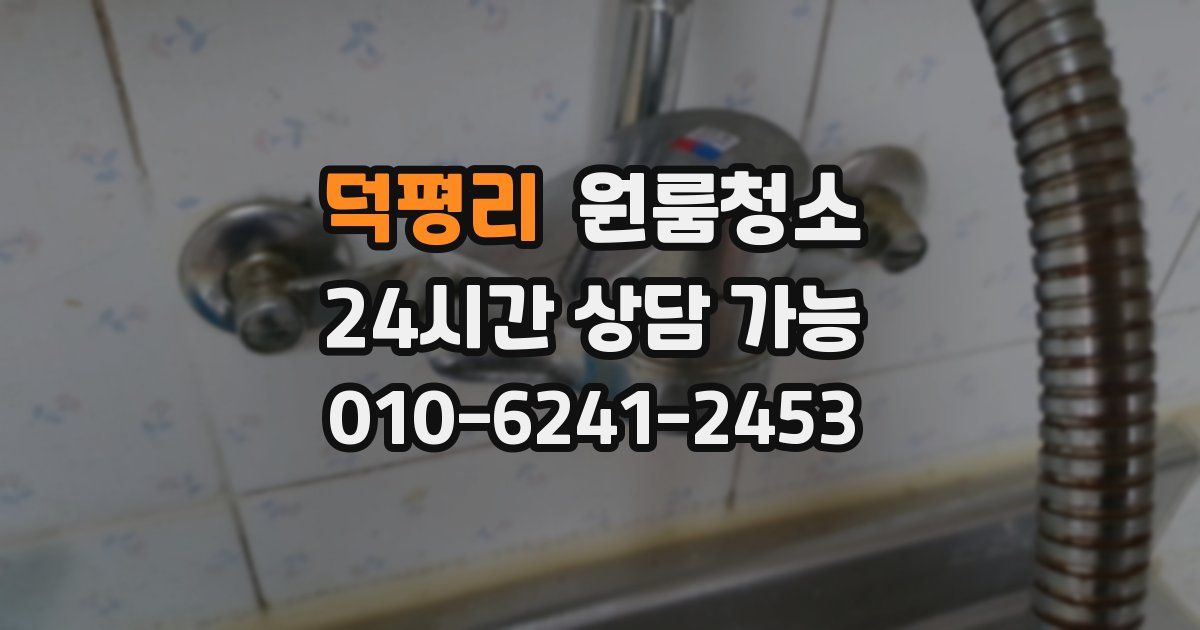 덕평리 입주청소