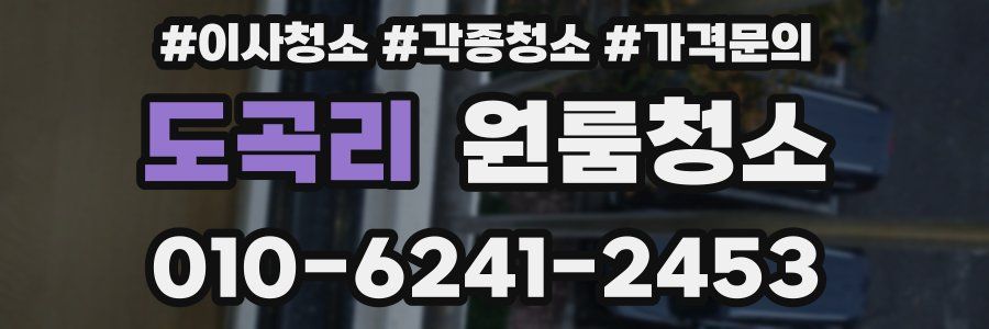 도곡리 이사청소