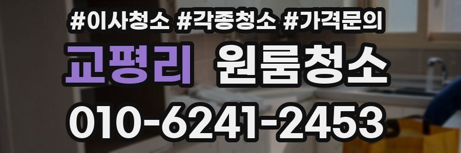 교평리 이사청소