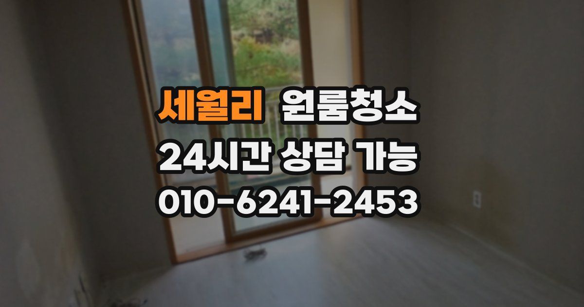 세월리 입주청소