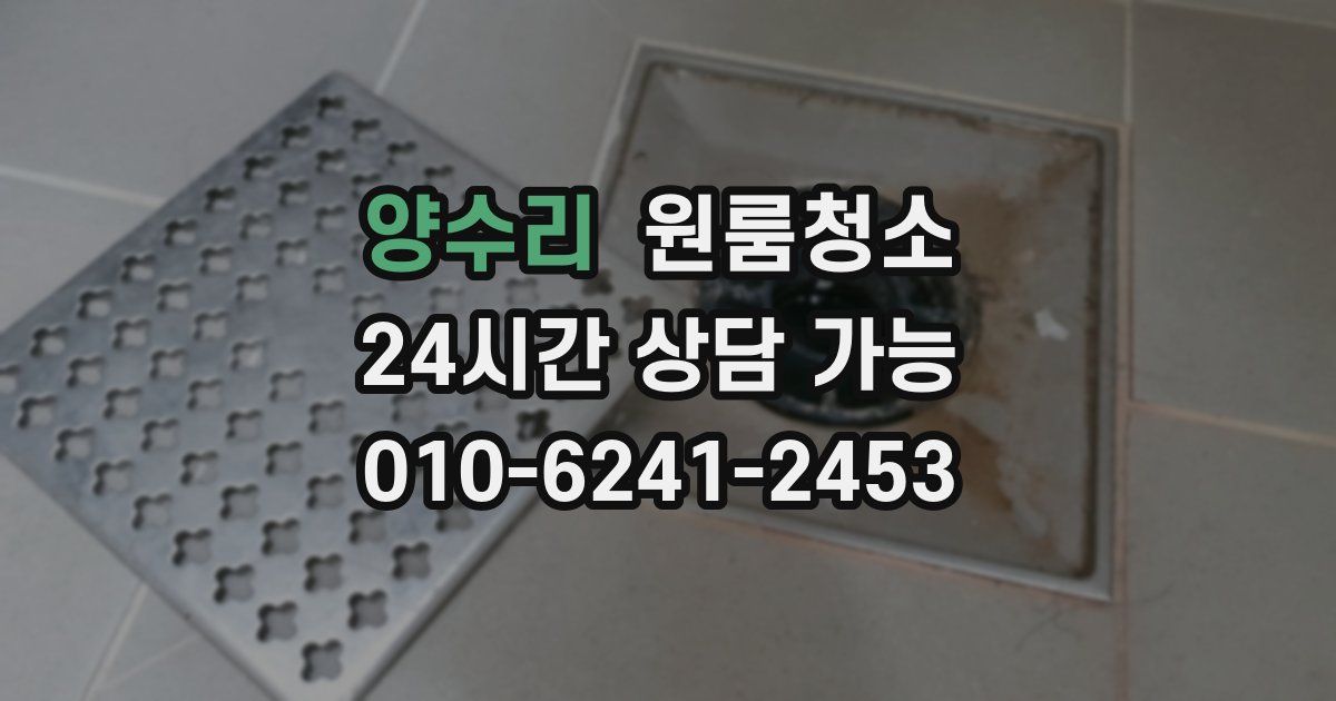 양수리 입주청소