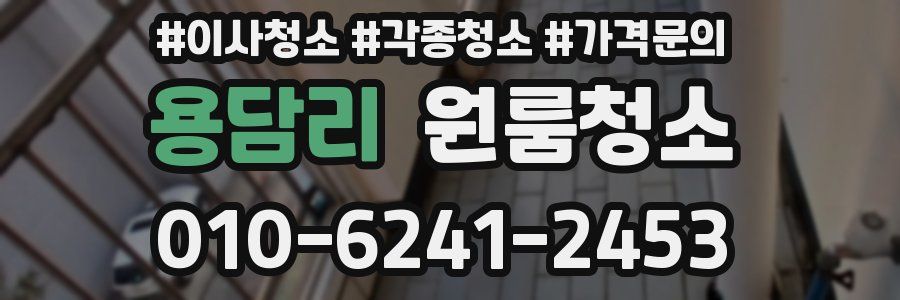 용담리 이사청소