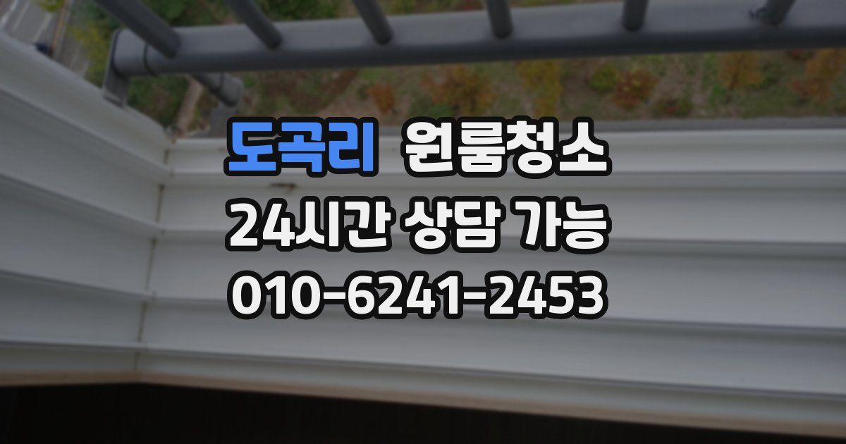 도곡리 입주청소