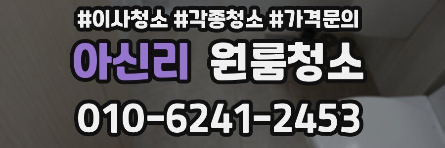 아신리 이사청소
