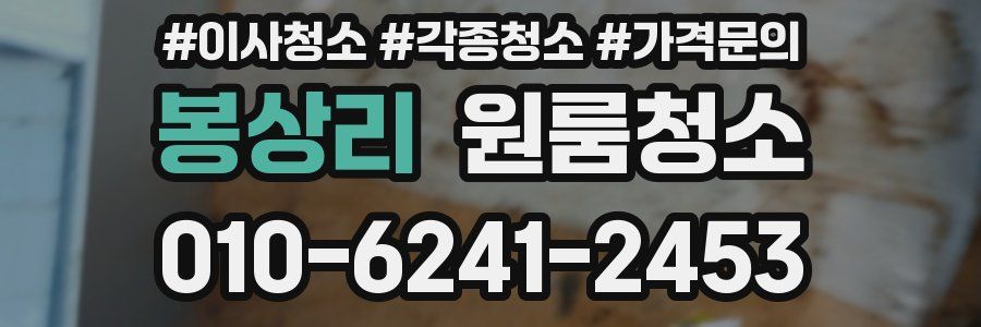 봉상리 이사청소