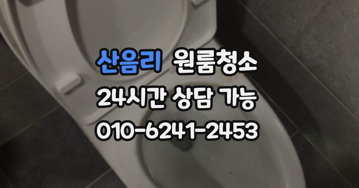 산음리 입주청소