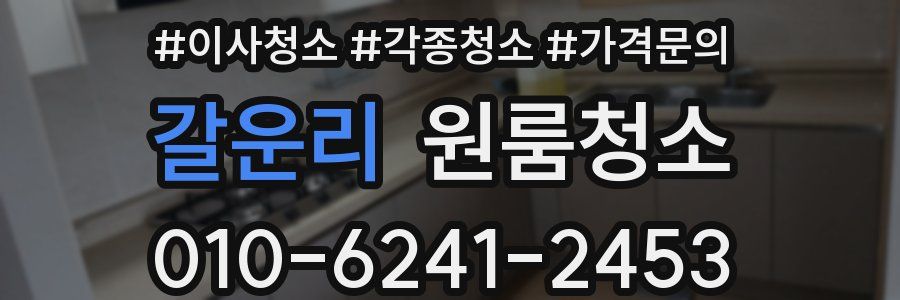 갈운리 이사청소