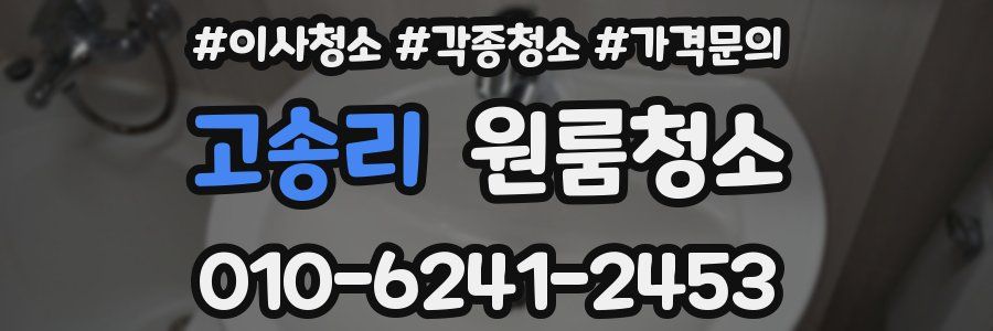 고송리 이사청소