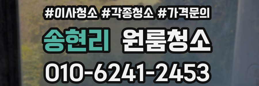 송현리 이사청소