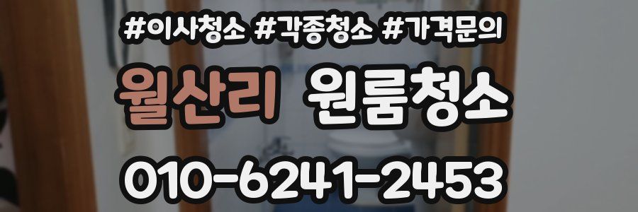 월산리 이사청소