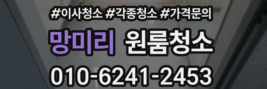 망미리 이사청소