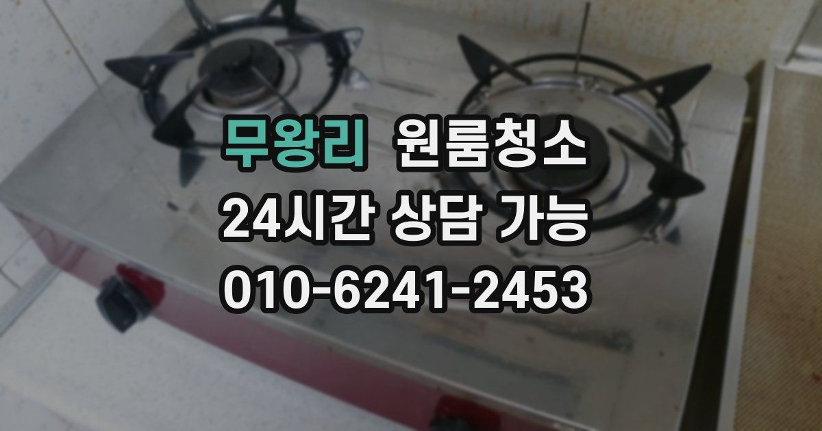 무왕리 입주청소