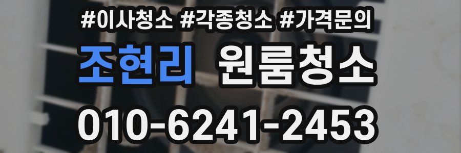 조현리 이사청소