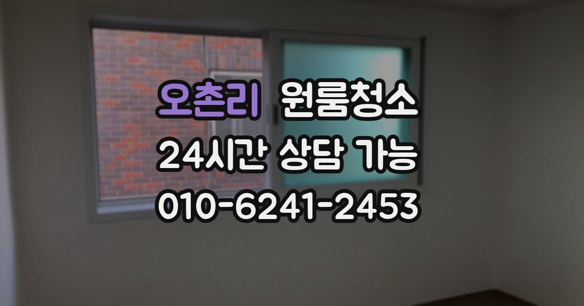 오촌리 입주청소