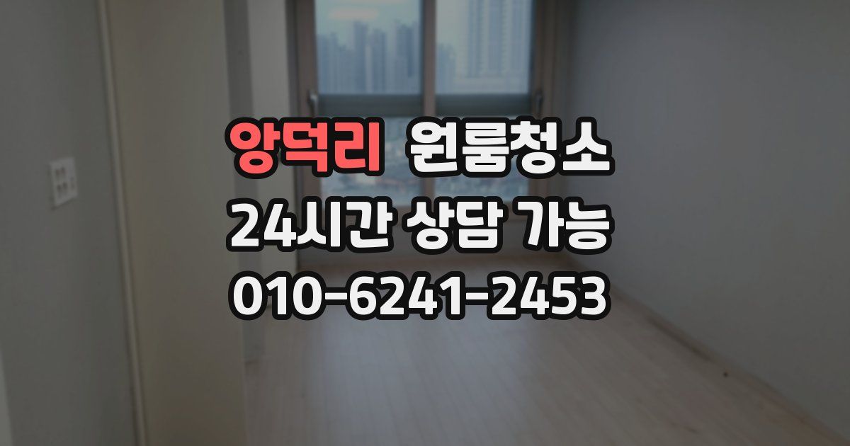 앙덕리 입주청소