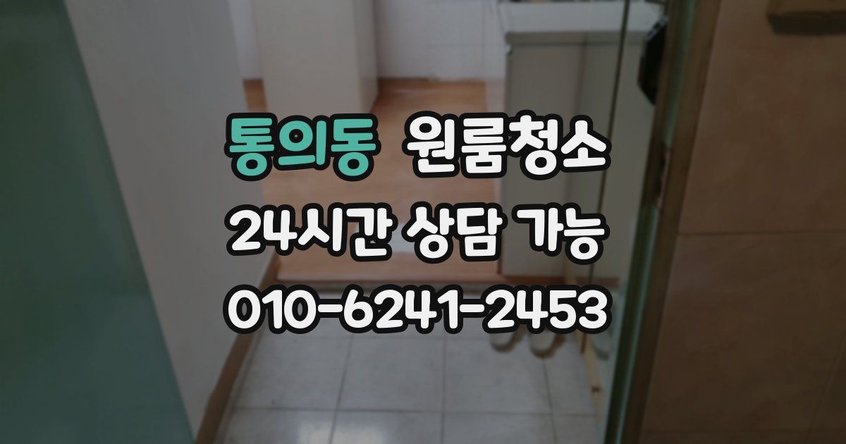 통의동 입주청소