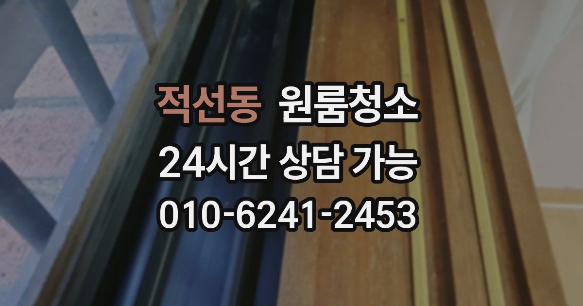 적선동 입주청소