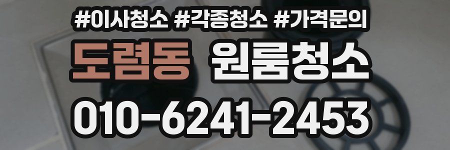 도렴동 이사청소