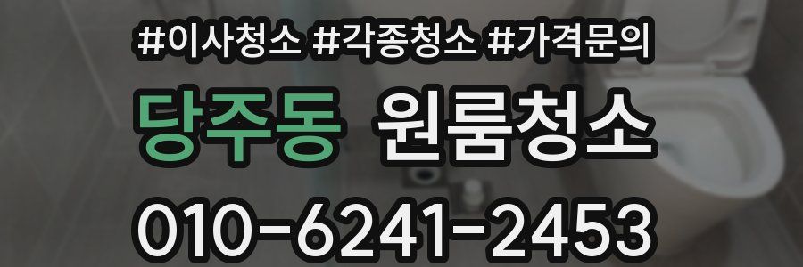 당주동 이사청소