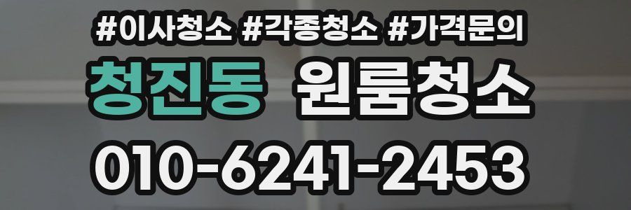 청진동 이사청소