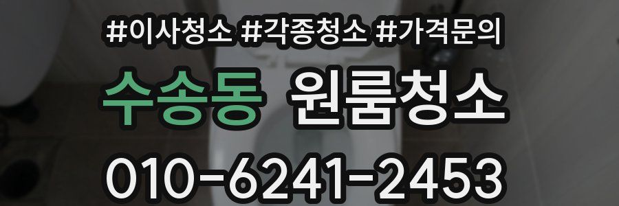 수송동 이사청소