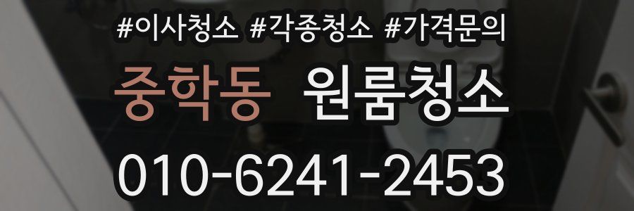 중학동 이사청소