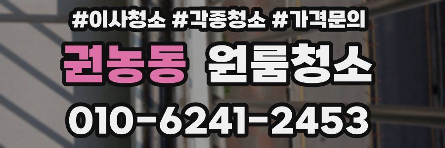 권농동 이사청소