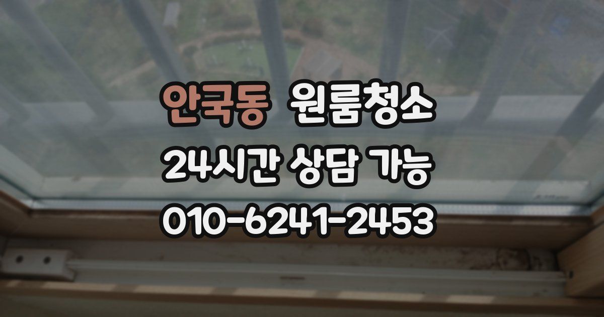 안국동 입주청소