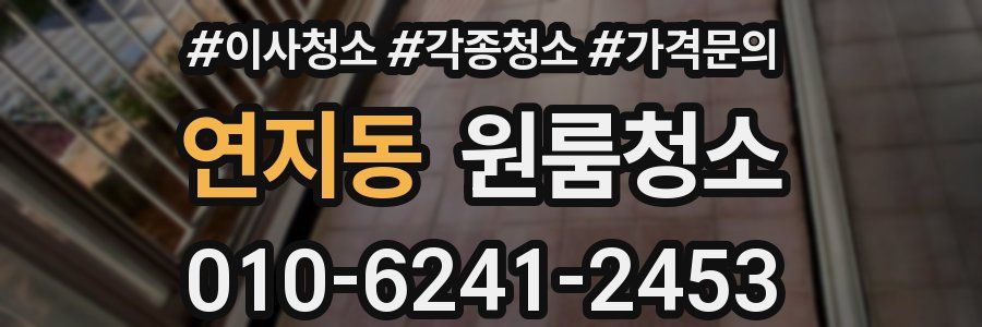 연지동 이사청소