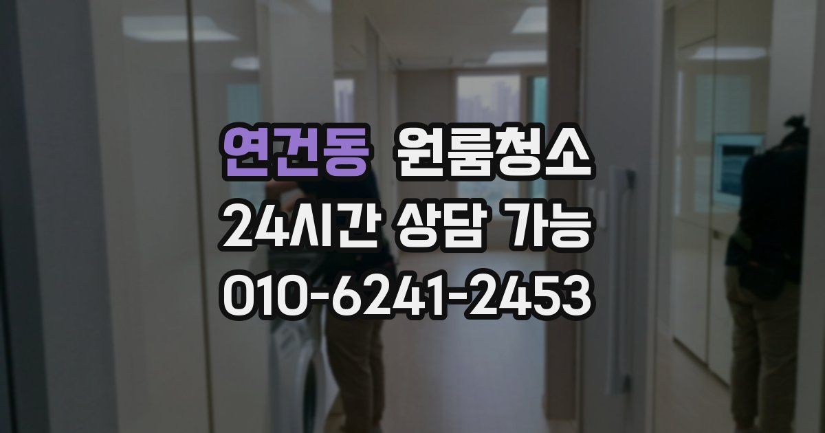 연건동 입주청소