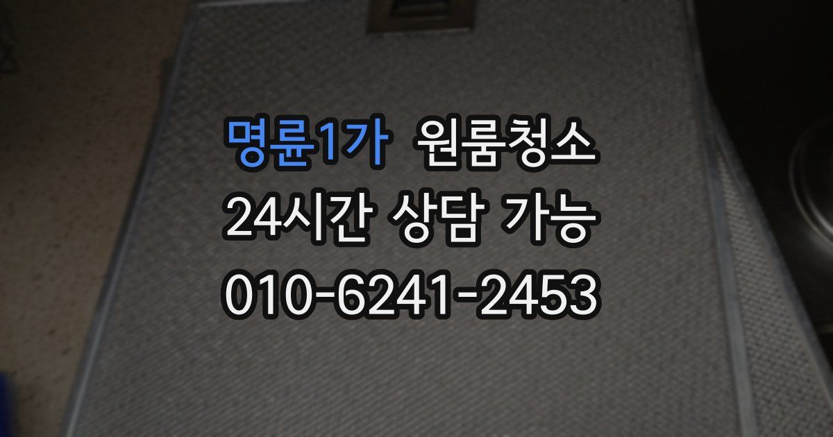 명륜1가 입주청소