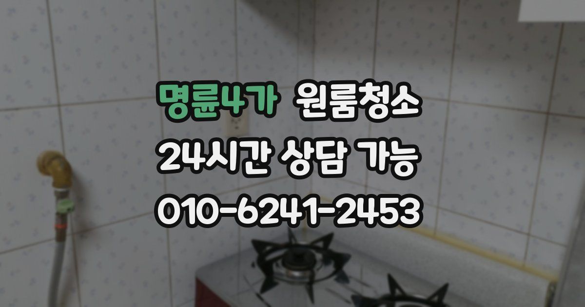 명륜4가 입주청소