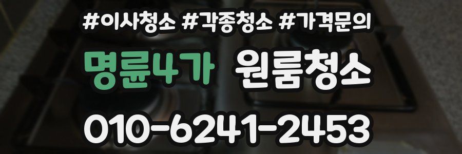 명륜4가 이사청소