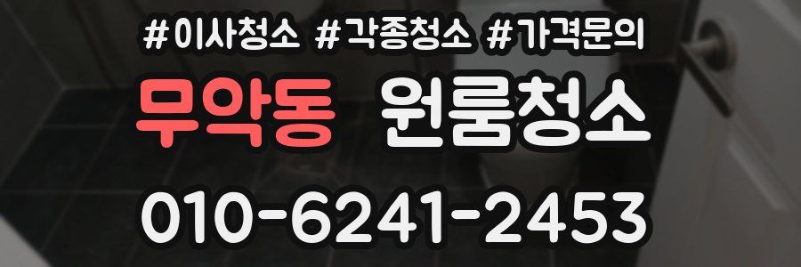 무악동 이사청소